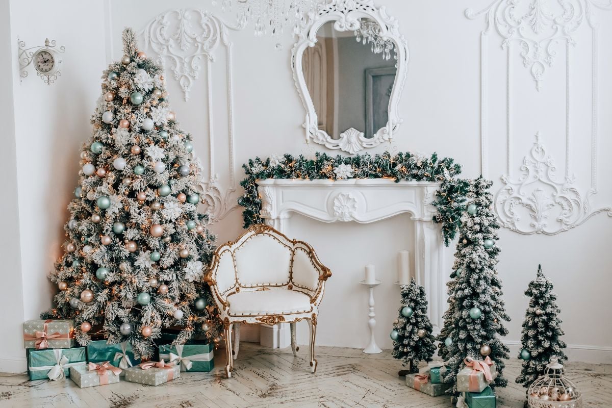 Inside the celebrity homes with the most lavish Christmas decorations