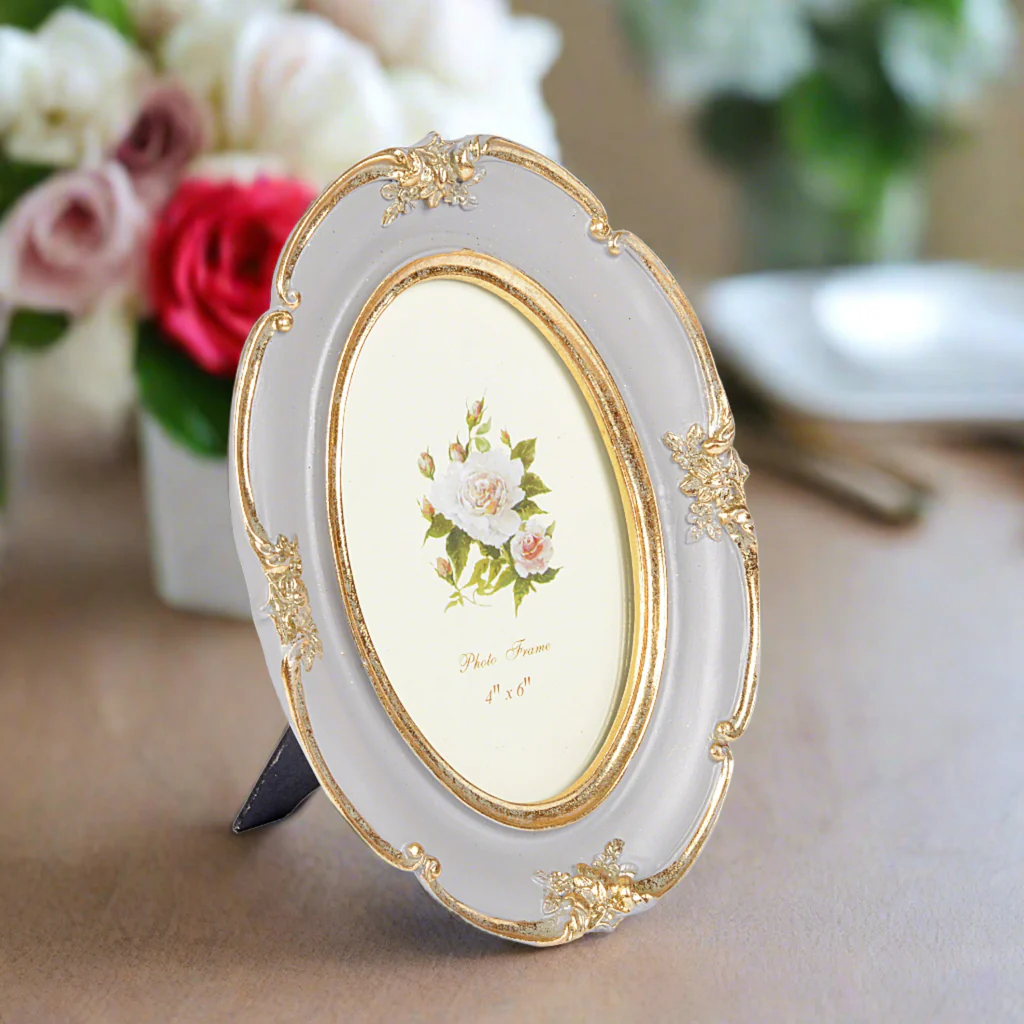 Royal Wooden Design Oval Photo Frame