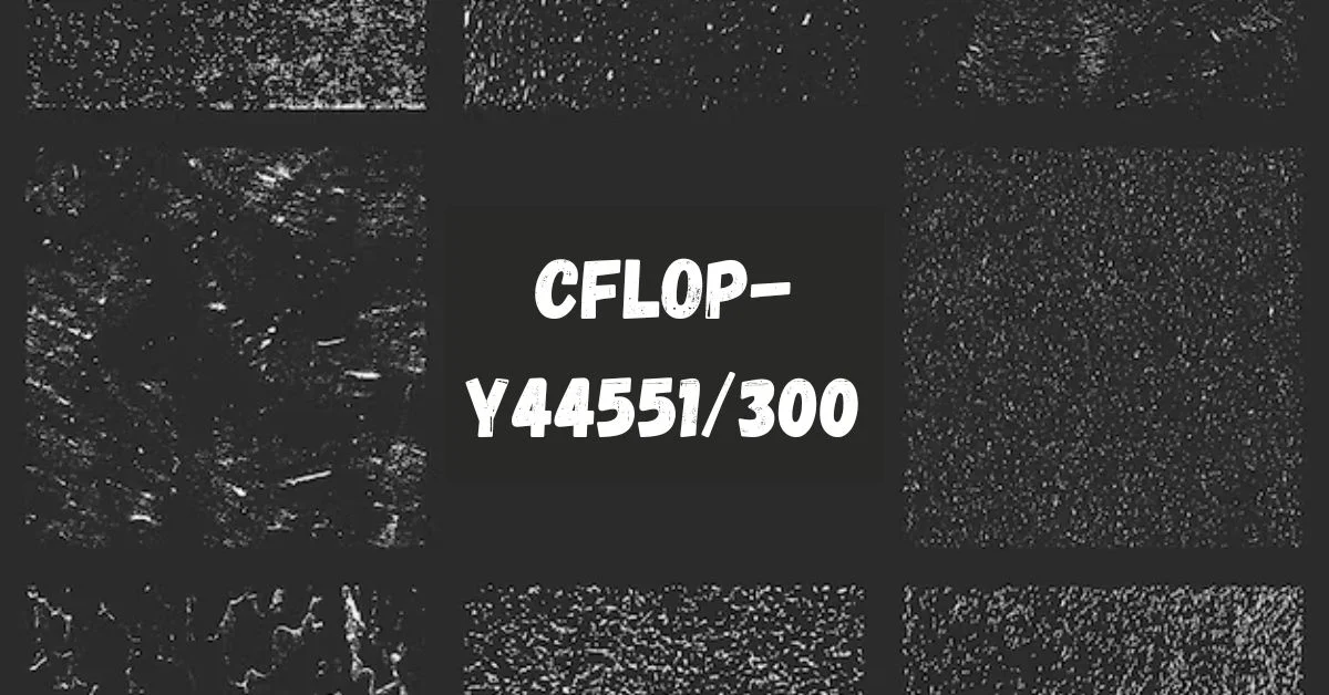 Cflop-Y44551/300: A Complete Overview